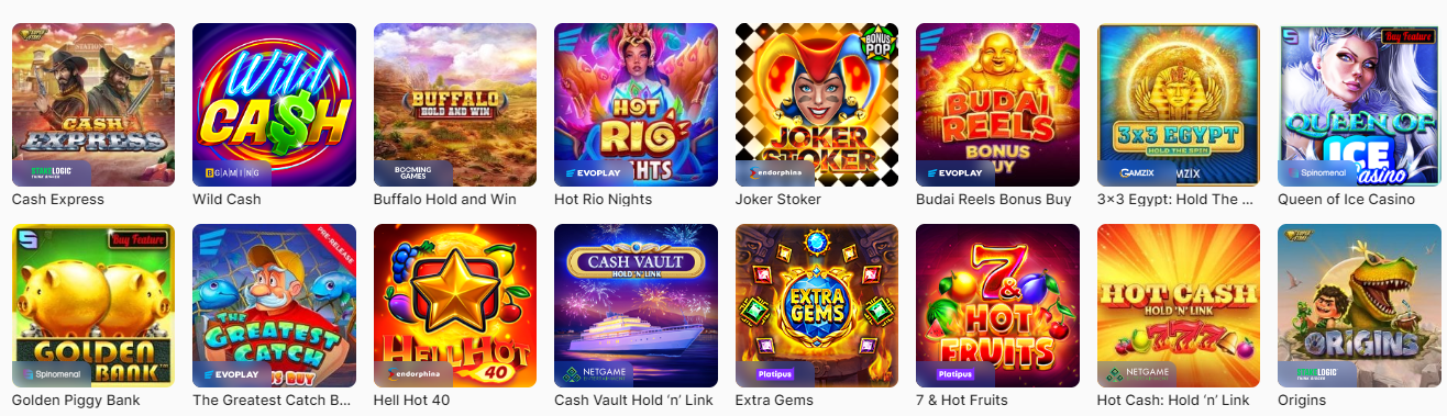 Κουλοχέρηδες στο Ice Casino