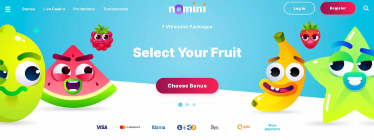 Καζίνο Nomini μπόνους
