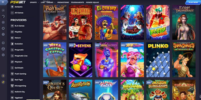Powbet: παιχνίδια καζίνο