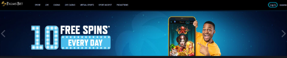 Μπόνους και προσφορές Palms Bet Casino