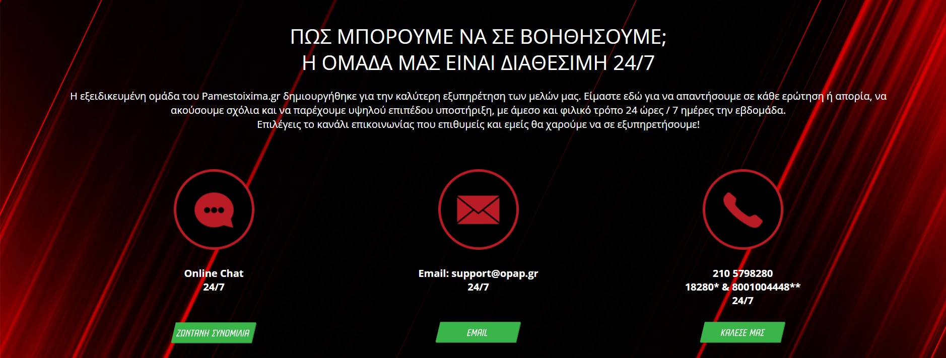 Εξυπηρέτηση πελατών